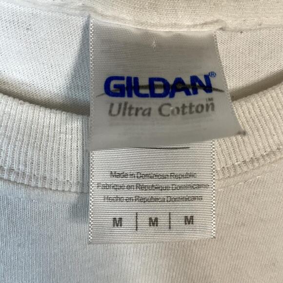 Scripture t-shirt Medium James 2:15-17 white cross prayer - Picture 5 of 5